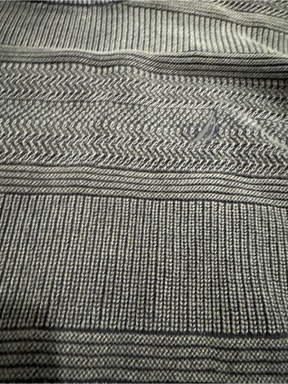 Nautica Men's Blue Textured 100% Cotton Crewneck Sweater XL - Picture 4 of 6